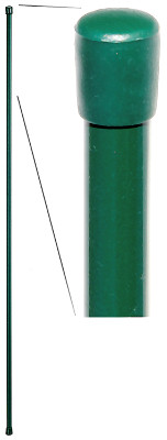 Geflechtspannstab 850 mm Grün Zaunpfosten Spannstab für Maschendrahtzaun 5 St 