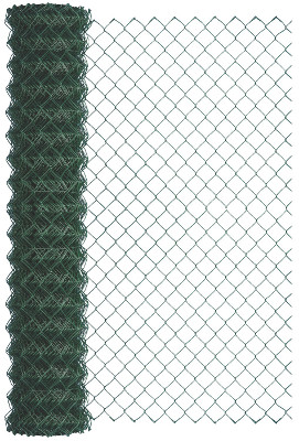 Viereck-Geflecht Rödranet grün für Maschendrahtzäune, Maschenweite 6x6 cm, Drahtstärke 2,8mm